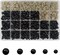 150-Piece Black Plastic Safety Eyes with Washers – 6mm to 12mm for Amigurumi, Crochet Dolls, Plush Toys & DIY Crafts